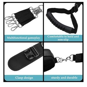 9-Piece Adjustable Black Accessory Set